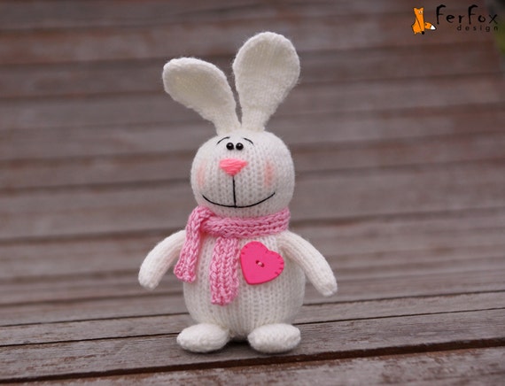 valentine's day bunny stuffed animal