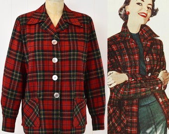 pendleton 50's〜60's 50s-60s Pendleton Loop Collar Shirt | M - Lucky Vintage