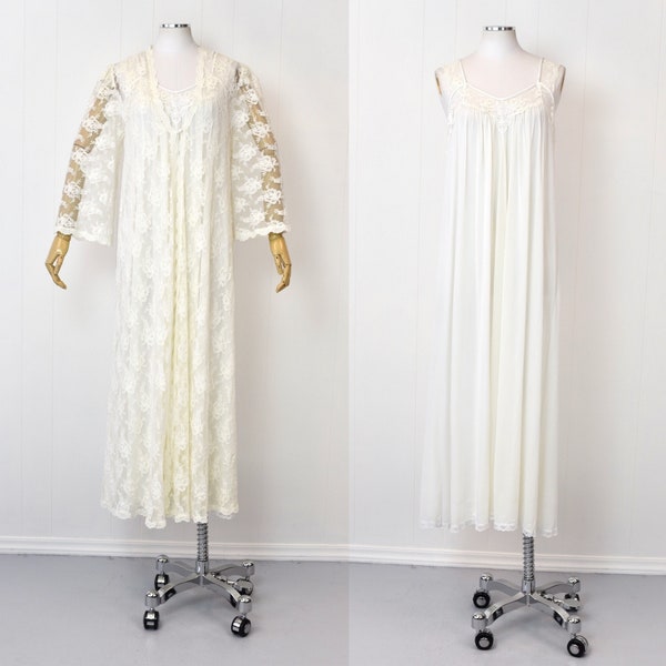 Lace Peignoir - Etsy