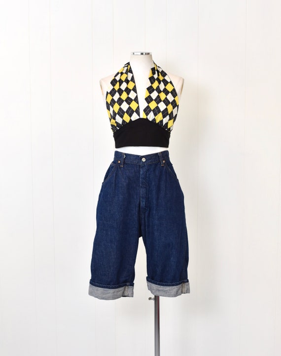 1950s Foremost JC Penney Blue Denim Capri Pants Shorts -  Canada