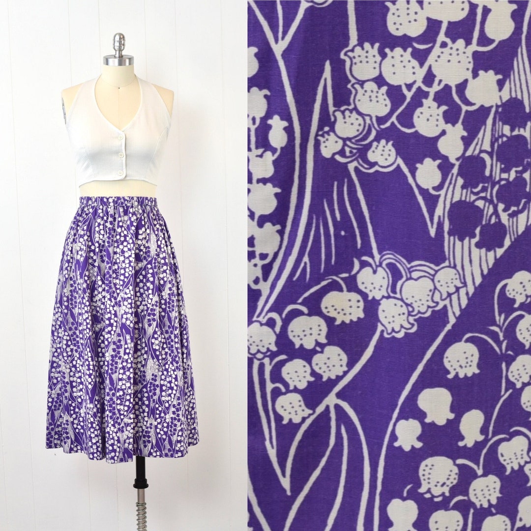 Jupe Vintage Lilly Pulitzer - Imprimé Perroquet Tropical Et Floral - Taille 8 Jaune Vif - Style Skort Années 70