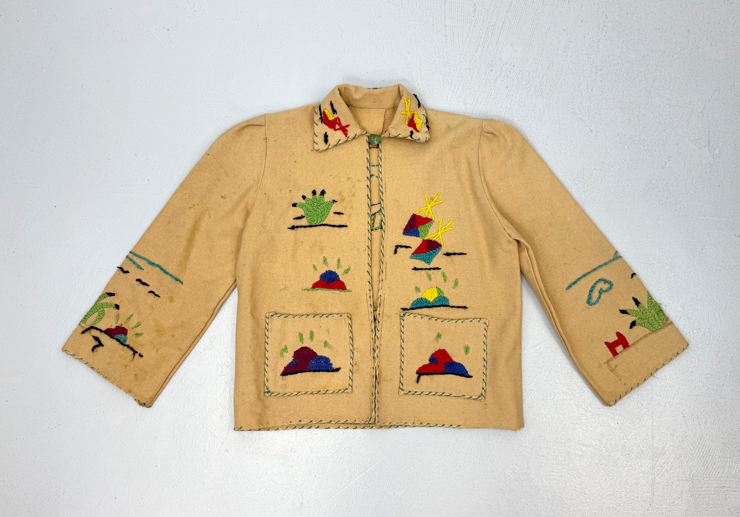 60s Souvenir Jacket - Etsy
