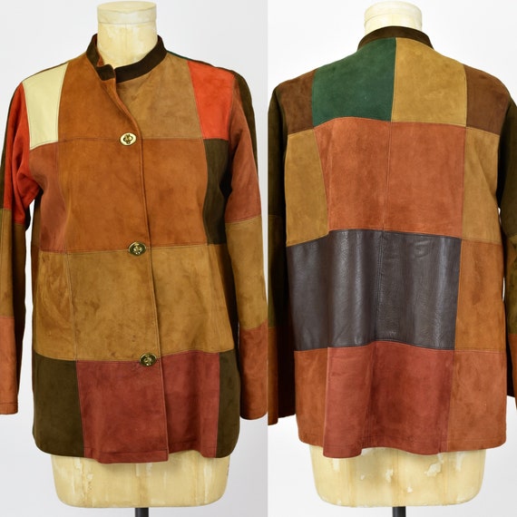 1960's Sills by Bonnie Cashin Suede Patchwork Jack