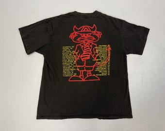 1990 AC/DC the Razor's Edge Tour Cotton Single Stitch Double Sided