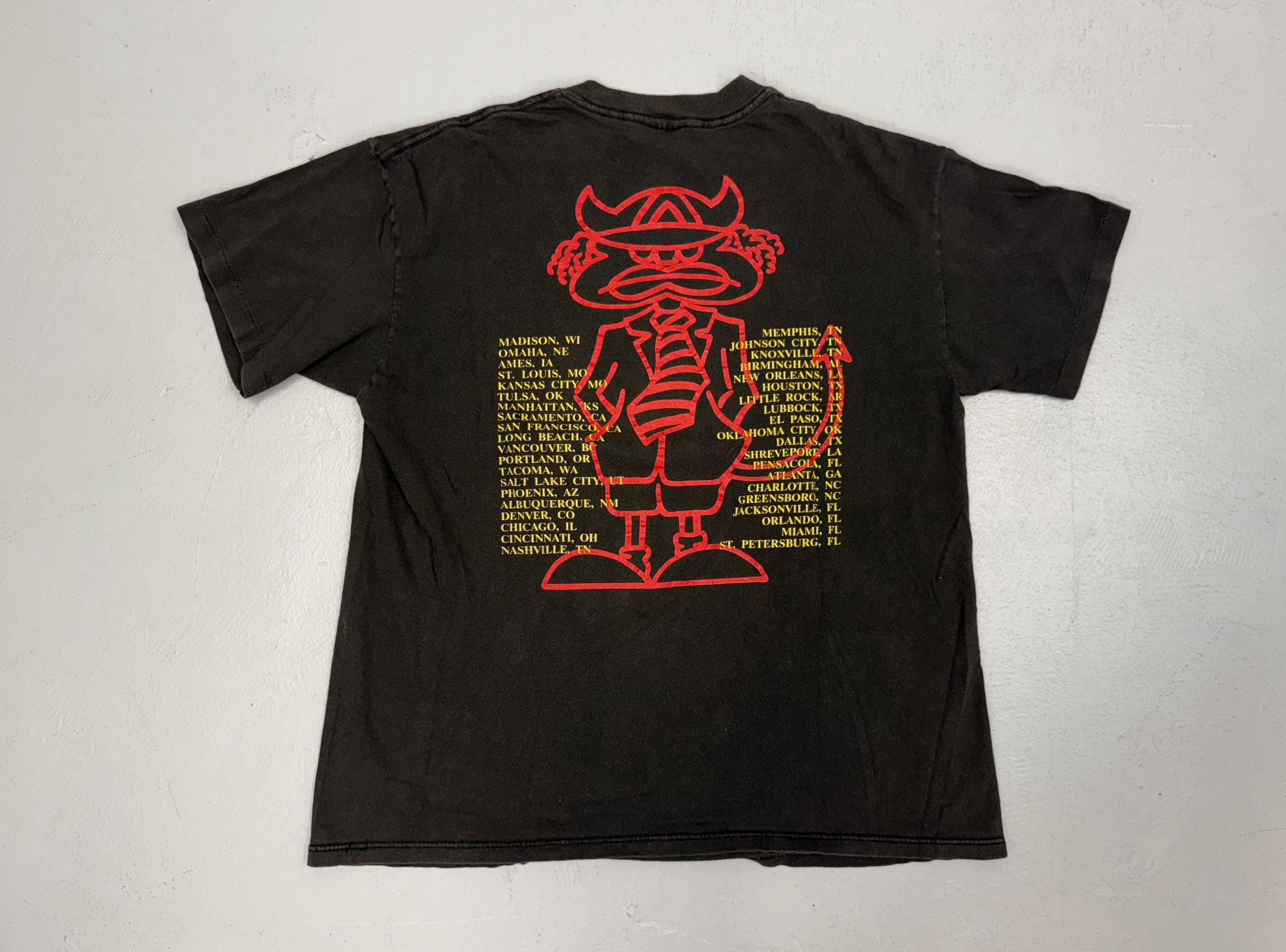 1990 AC/DC the Razor's Edge Tour Cotton Single Stitch Double Sided