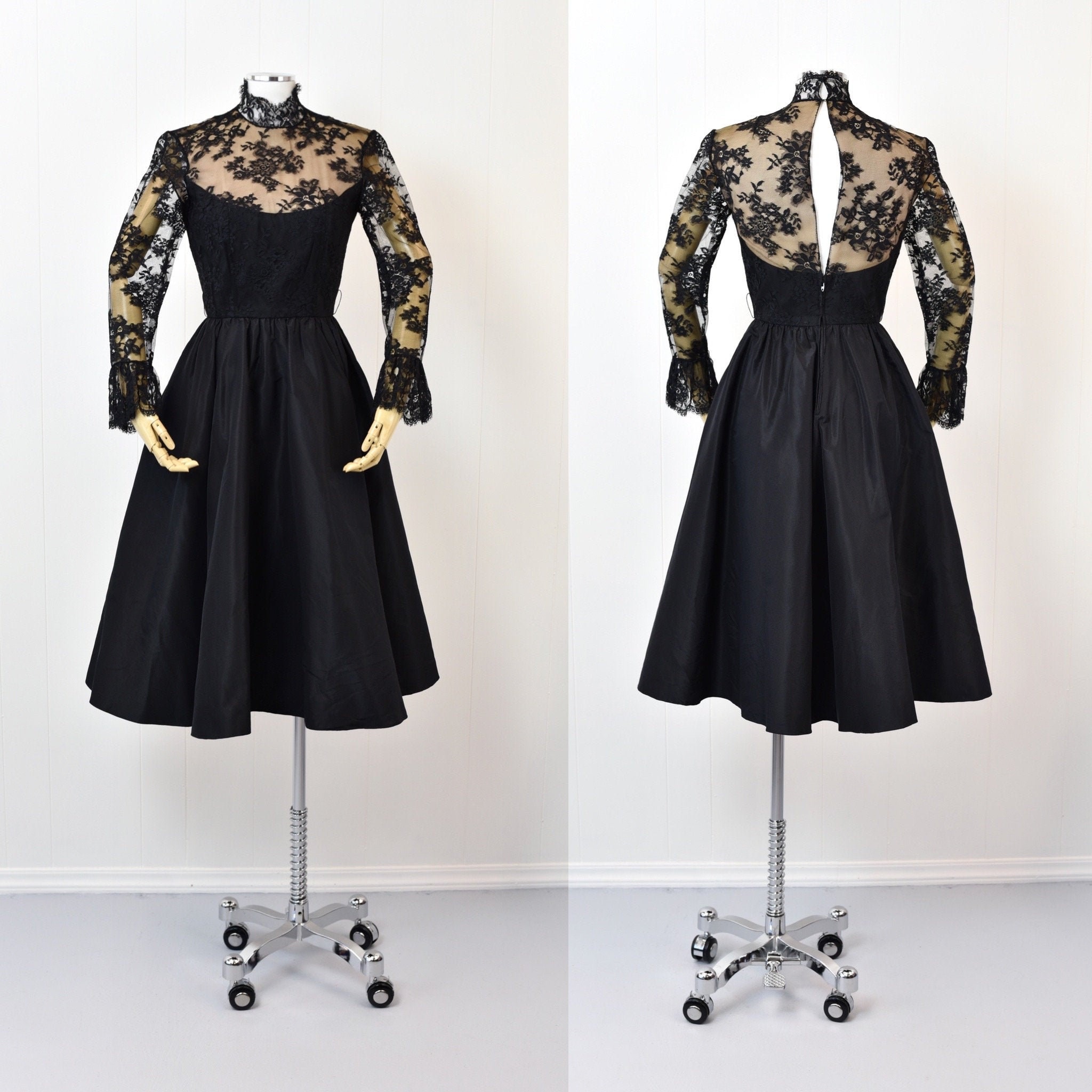 AMERI　Vintage　Antique Lace Dress / Black AMERI Vintage Antique Lace Dress / Black - メルカリ