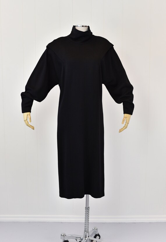 1980s Escada Black Dress - image 2