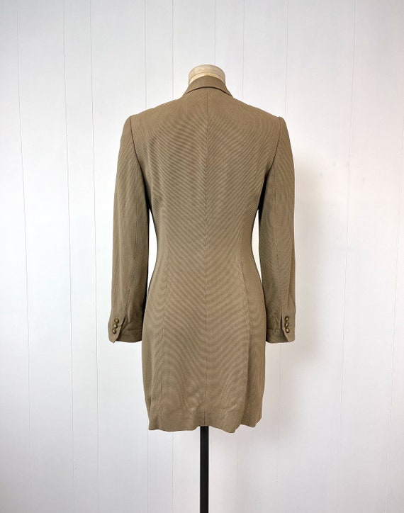 1990s DKNY Donna Karan New York Brown Houndstooth… - image 7