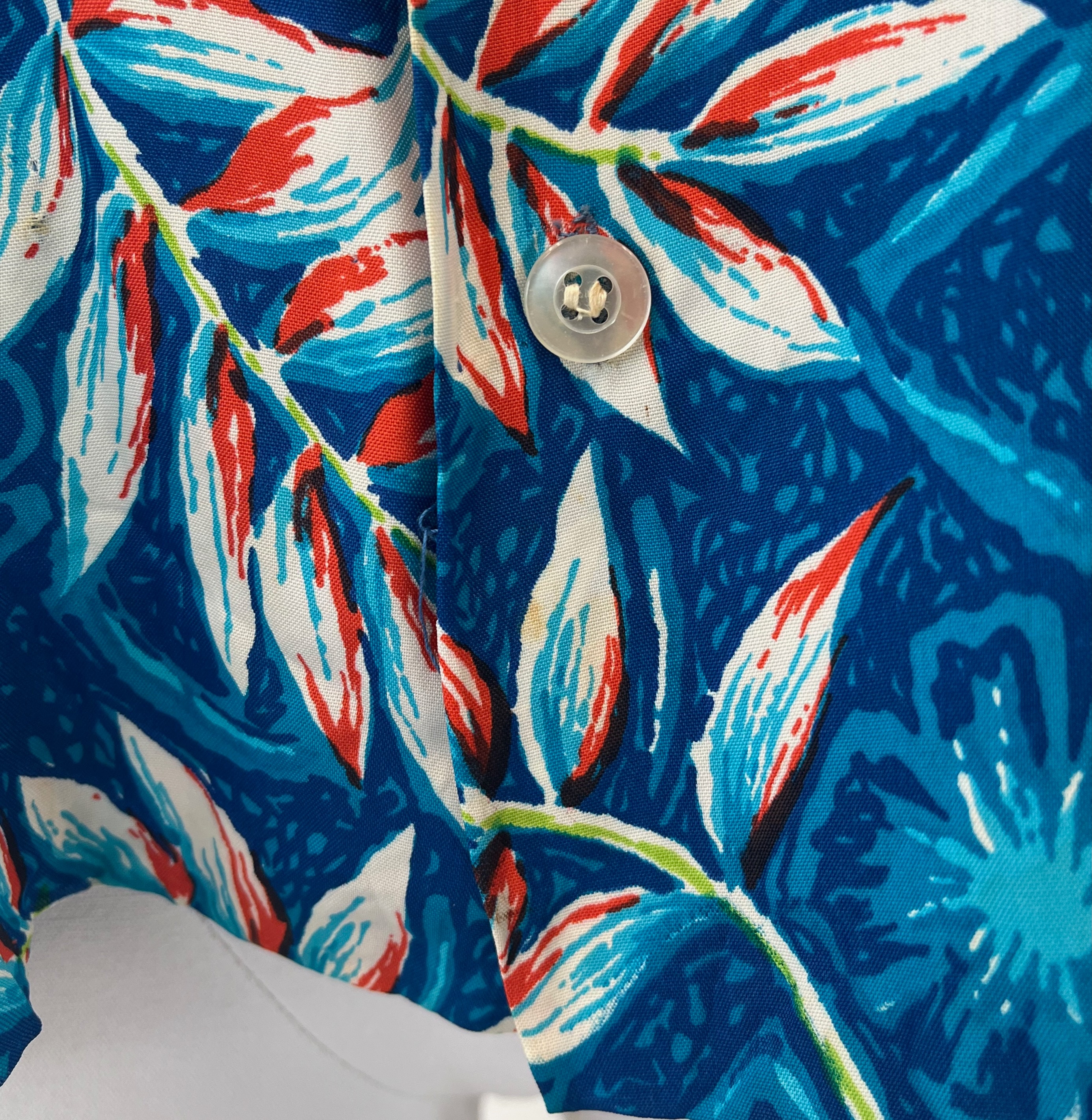 1950s Blue Hawaiian Surf & Sun Rockabilly Rayon Tiki Shirt - Etsy