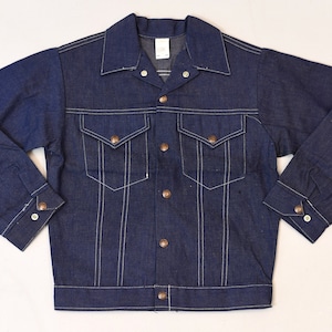 1970s Deadstock Blue Denim Jacket