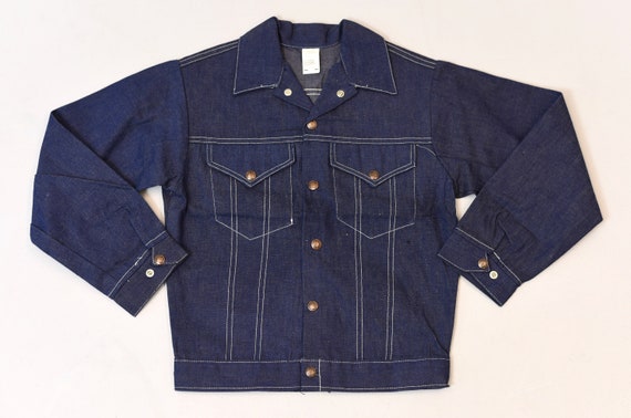 1970s Deadstock Blue Denim Jacket - Etsy Canada