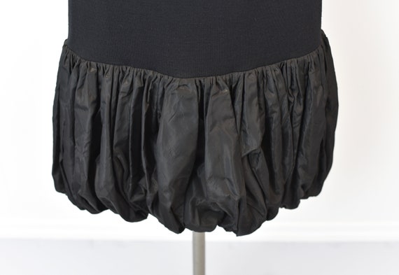 1960s Black Rhinestoned Party Dress - image 10