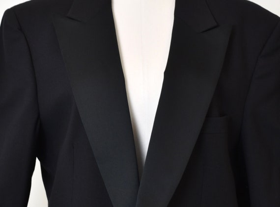 1970s Christian Dior Monsieur Black Jacket - image 3