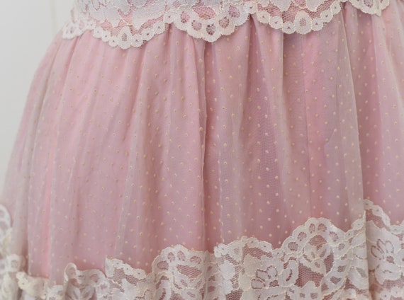 1970s Mike Benet Pink Lace Swiss Polka Dot Barbie… - image 9
