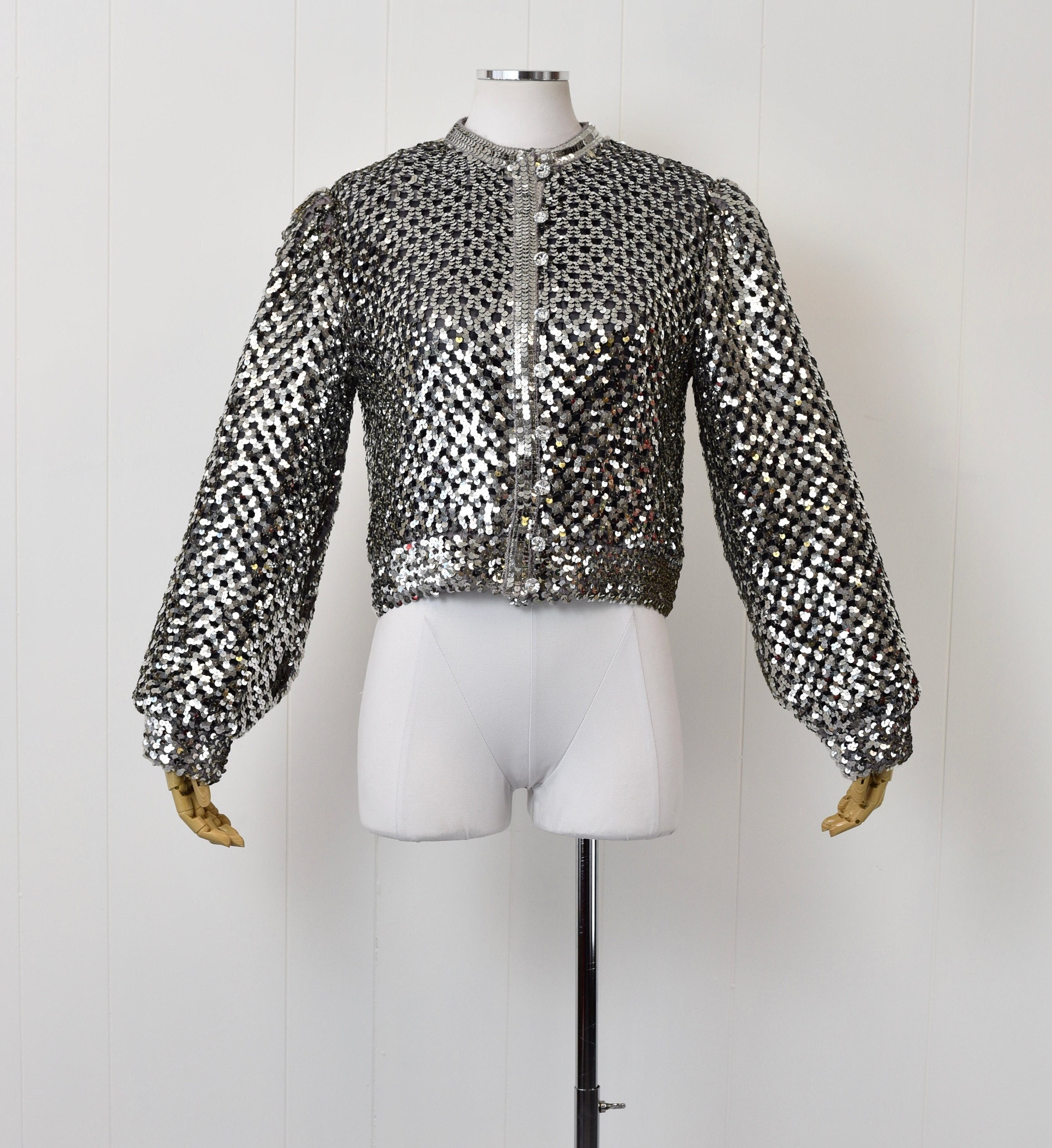 1970s/1980s Silver Sequin Harry Acton 
