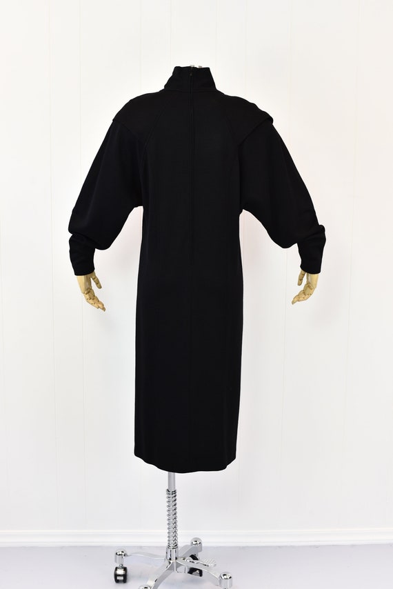 1980s Escada Black Dress - image 6