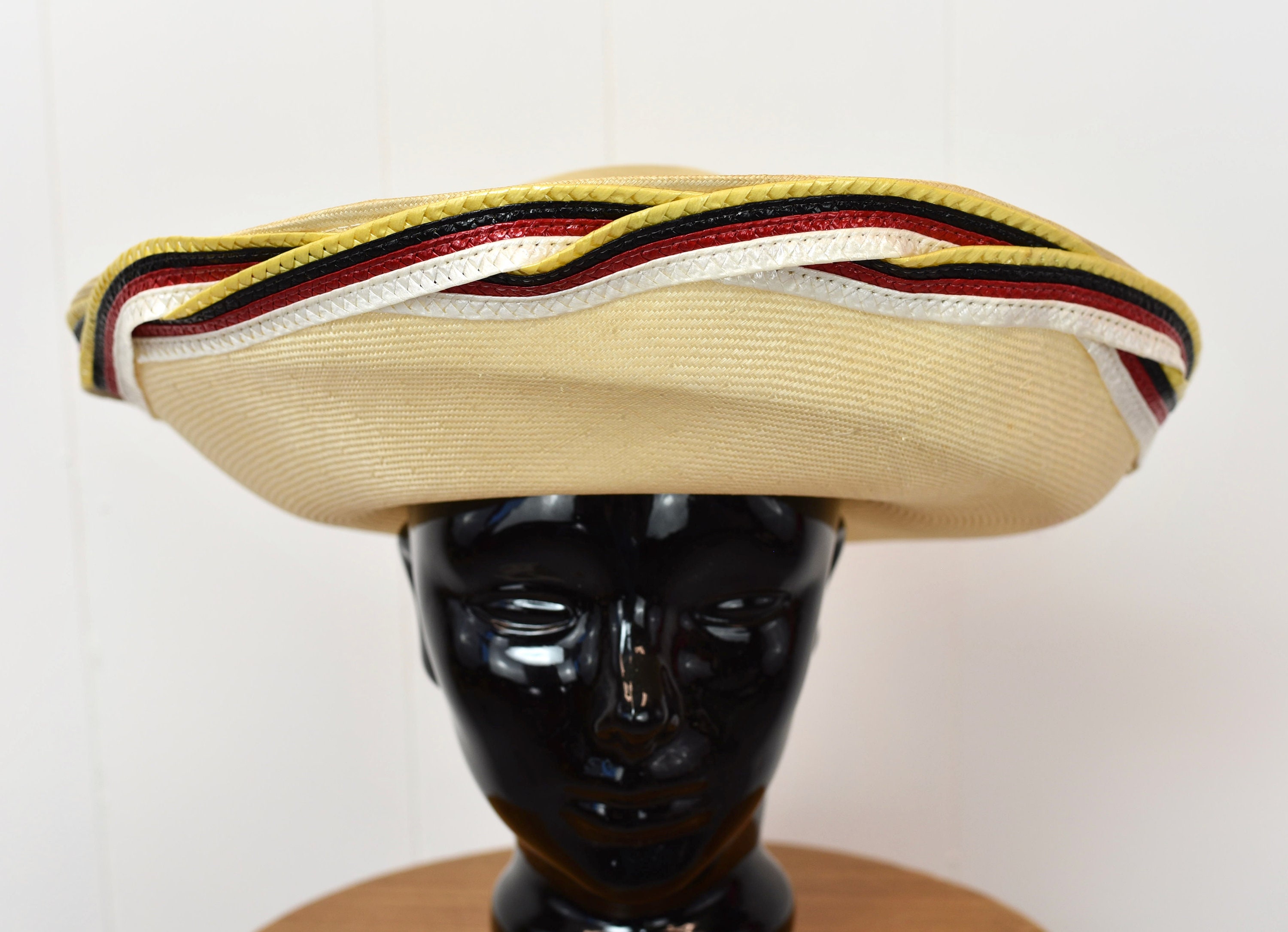 NOS 1980s/1990s Oscar De La Renta Straw Sun Hat in Box - Etsy