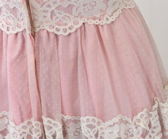 1970s Mike Benet Pink Lace Swiss Polka Dot Barbie… - image 10
