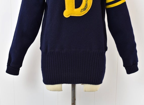 1950s Letterman Swimming Team Sweater Number 69 - image 3