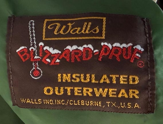 1970s Camouflage Print Walls Blizzard Pruf Army G… - image 7