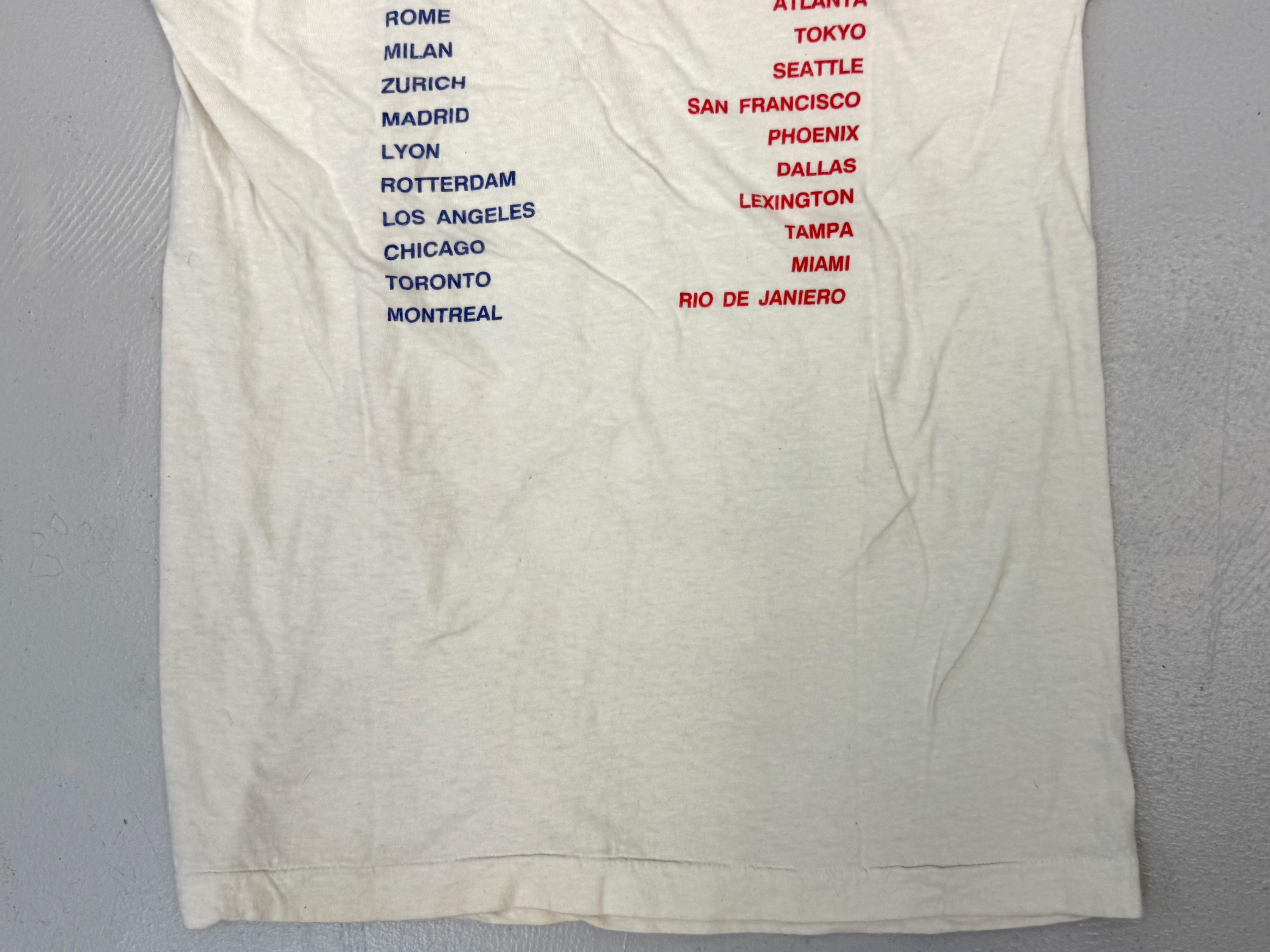 1989/1990 Paul Mccartney World Tour White Screen Stars Short