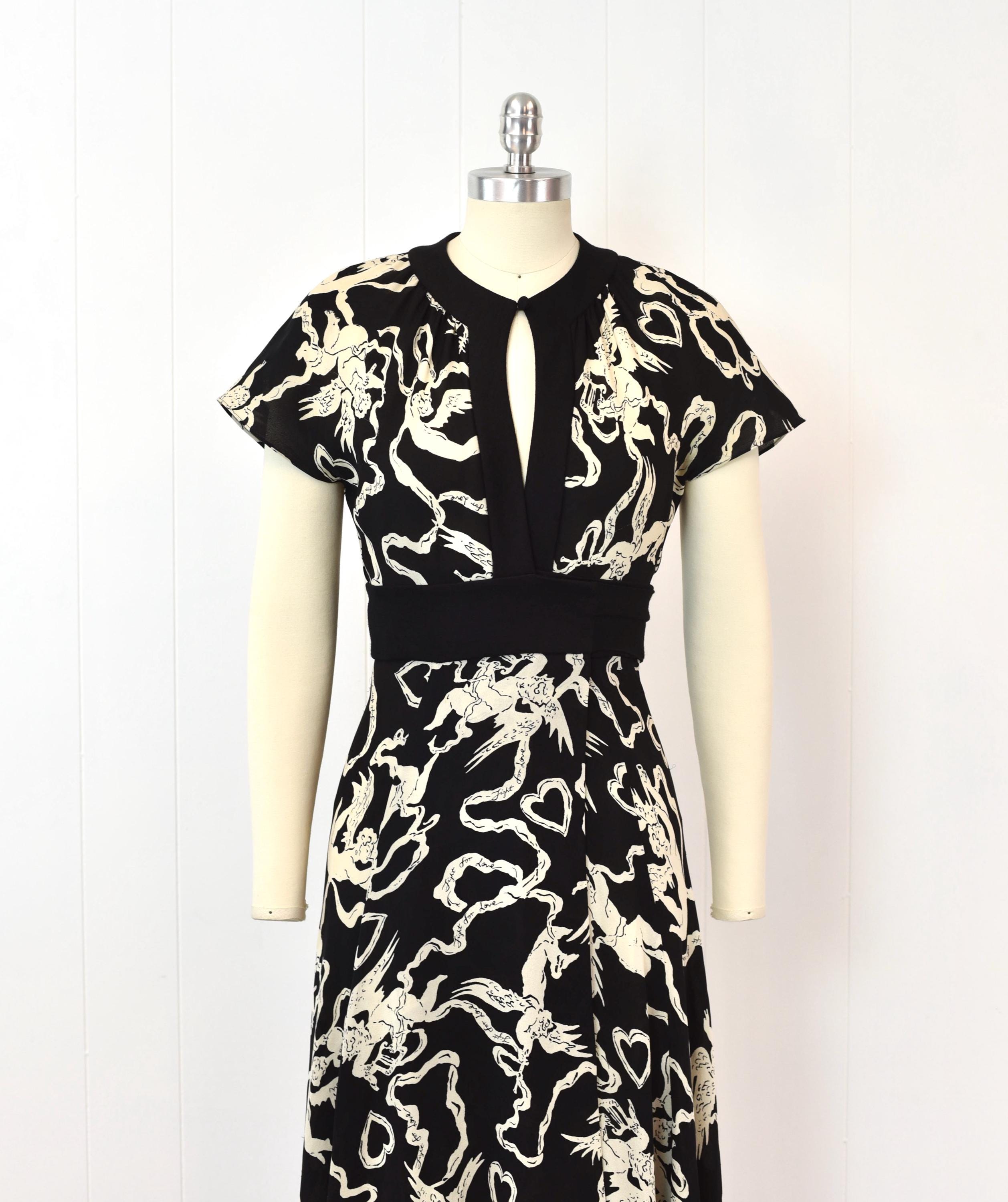 diane von furstenberg black and white dress Diane vonFurstenberg Black with White Print Diane von Furstenberg Wrap Dress, Size 8