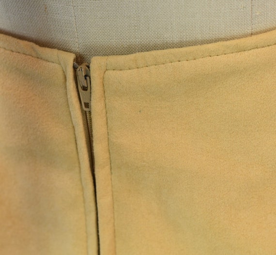 1970s Tan Camel Ultra Suede Skirt - image 10