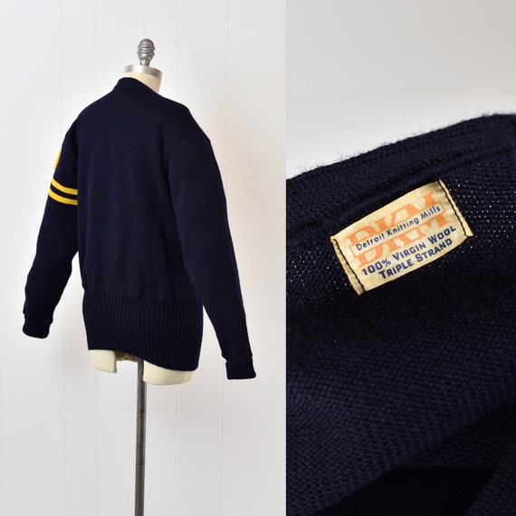 1950s Letterman Swimming Team Sweater Number 69 - image 8