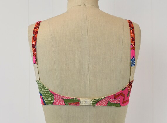 1960s Vanity Fair Patchwork Polka Dot Colorful Ps… - image 6