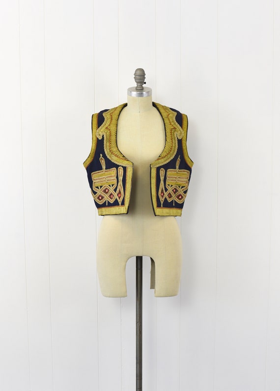 1960's Embroidered Mens Vest
