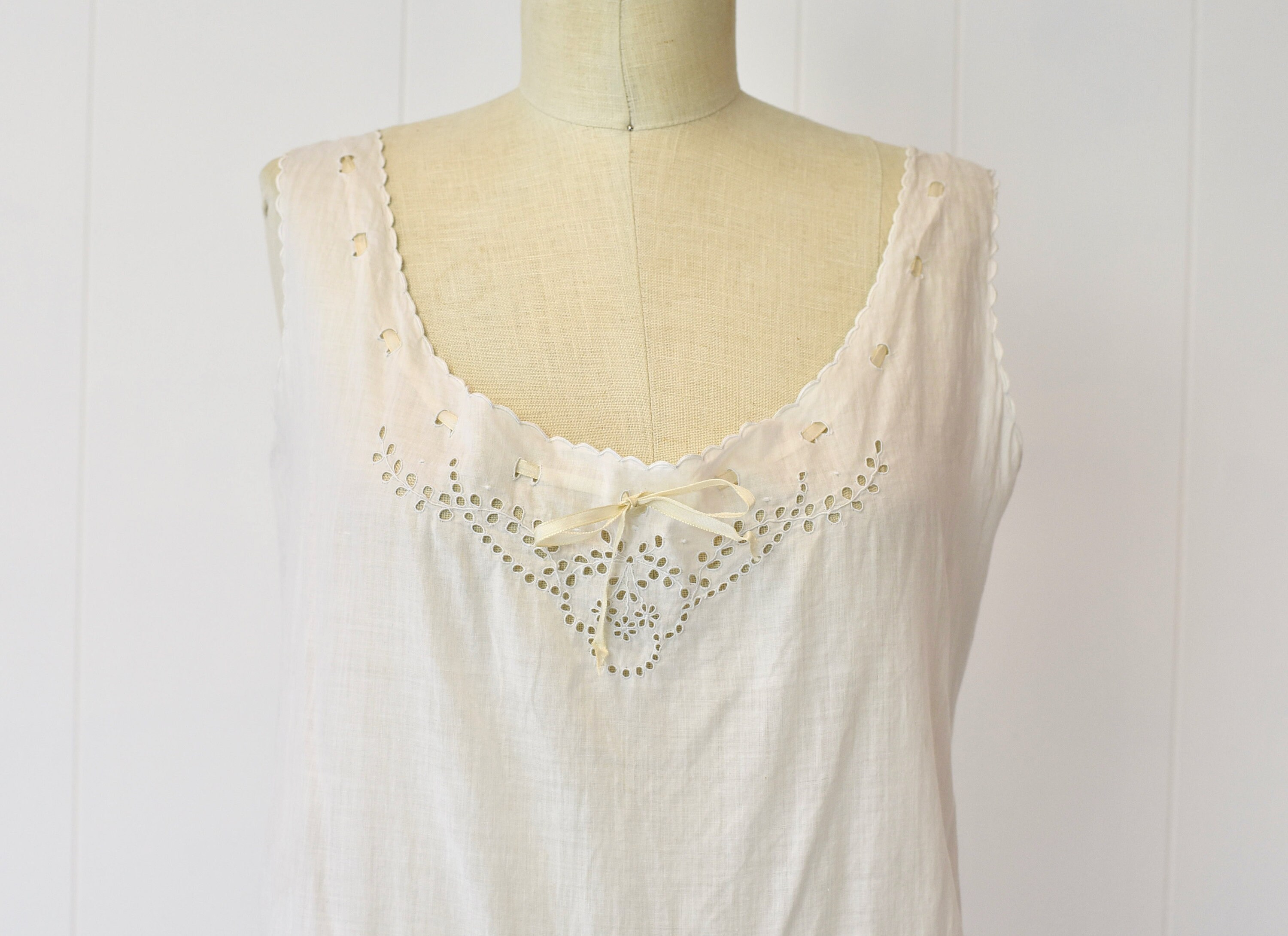 Antique 1900s White Cotton Teddy Boudoir One Piece Lingerie - Etsy