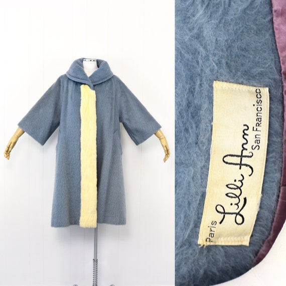1960's Lilli Ann Blue Swing Coat