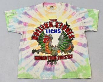 ROLLING STONES EUROPEAN TOUR 2003 Tシャツ Rolling Stones Licks European Concert Tour Lg Tee Shirt 2003