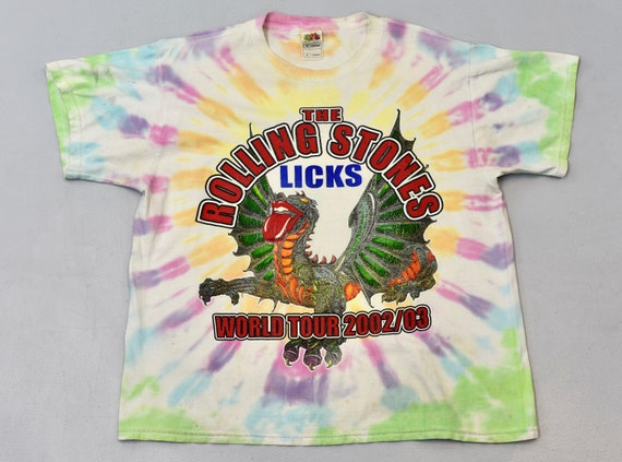 The Rolling Stones グラフィックTシャツ XL ◇ヘビーウェイト クロップド ザ・ローリング・ストーンズ The