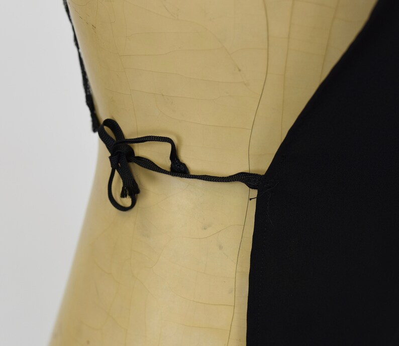 1950/'s Black Sequined Dickie