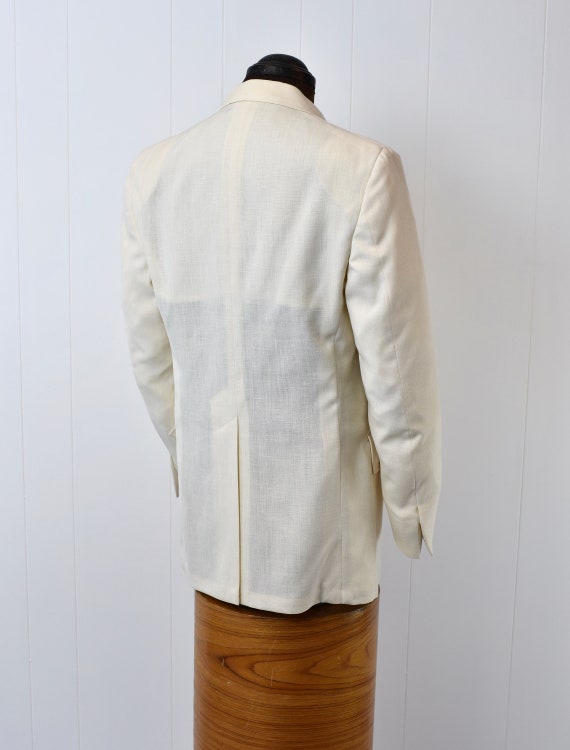 1980s Brooks Brothers Ivory Summer Jacket - image 8