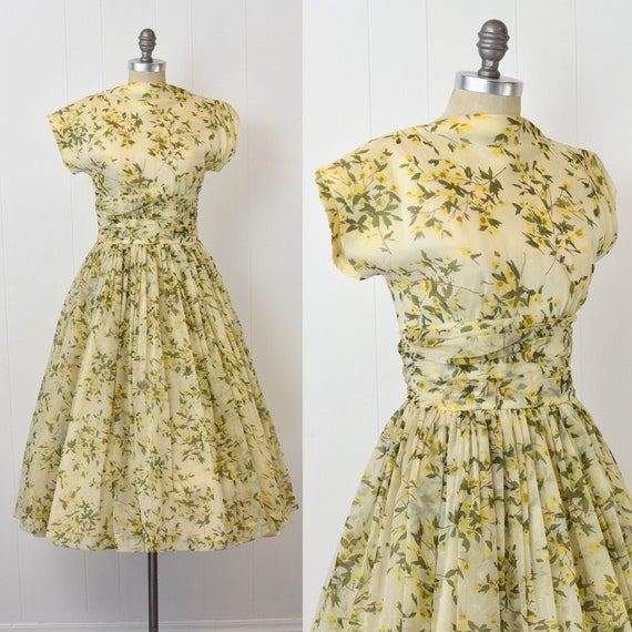 Yellow spring dress juniors top