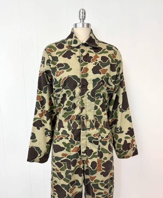 1970s Camouflage Print Walls Blizzard Pruf Army G… - image 2