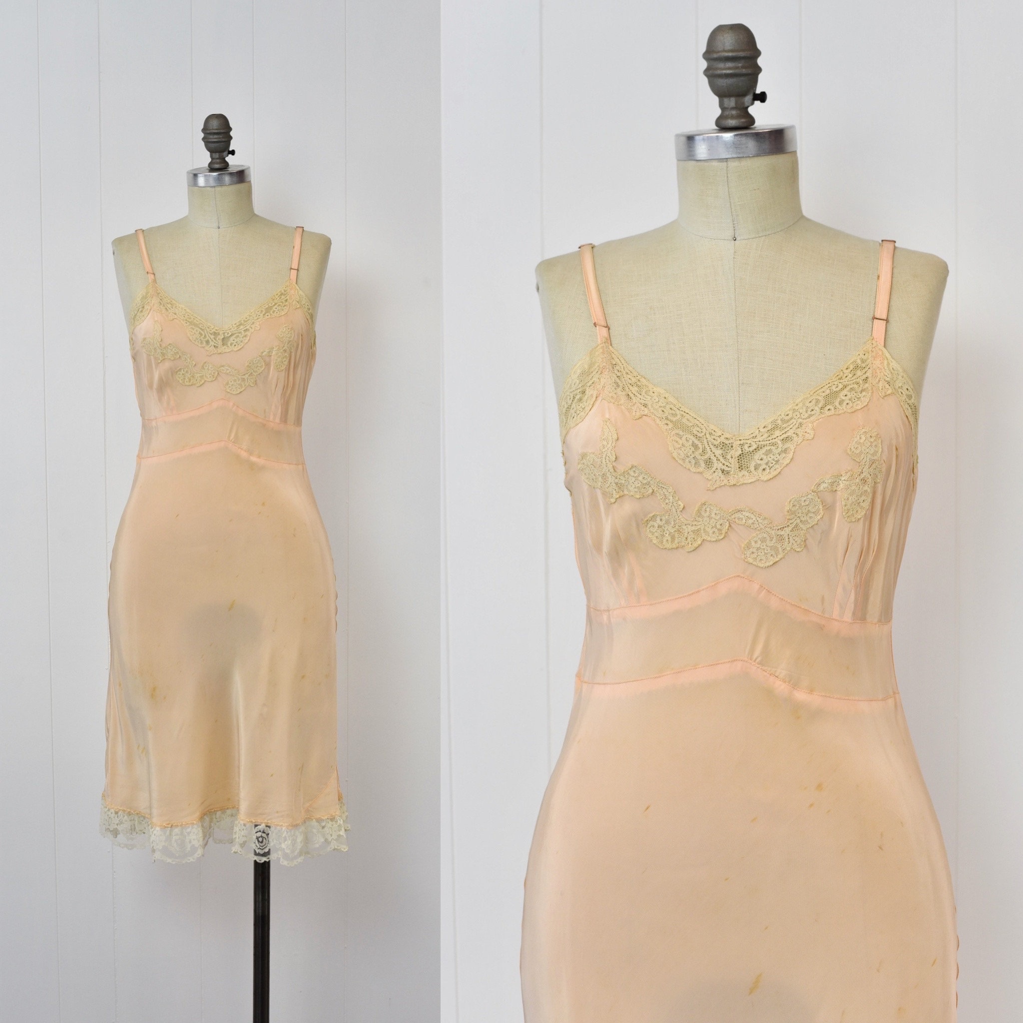1940s Slip Dress - Etsy