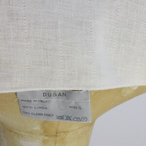 NOS 1990s Dusan Linen Dress image 8