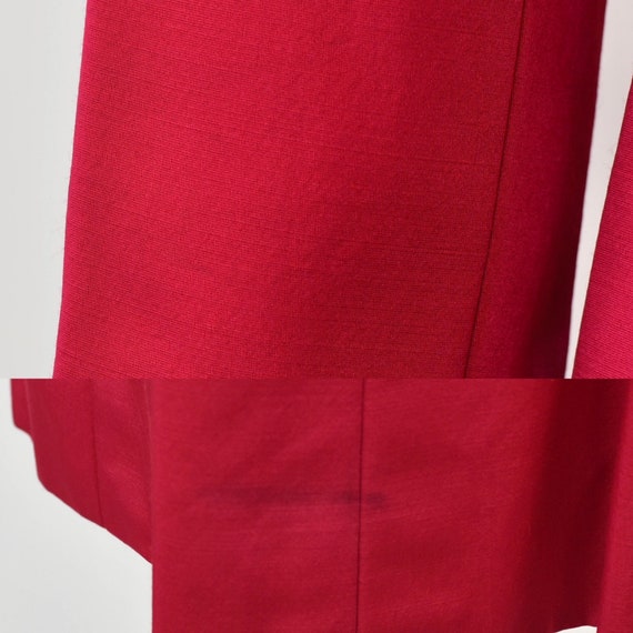 1960s Raspberry Pink Magenta Mink Fur Collar Mid … - image 10