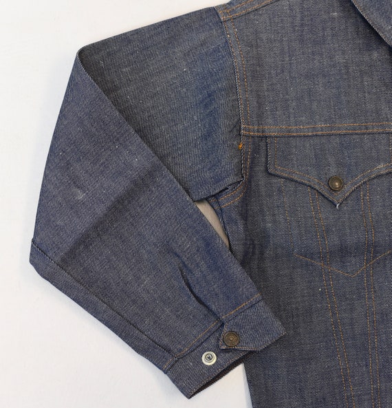 1970s Deadstock Levi's Blue Denim Jacket - image 6