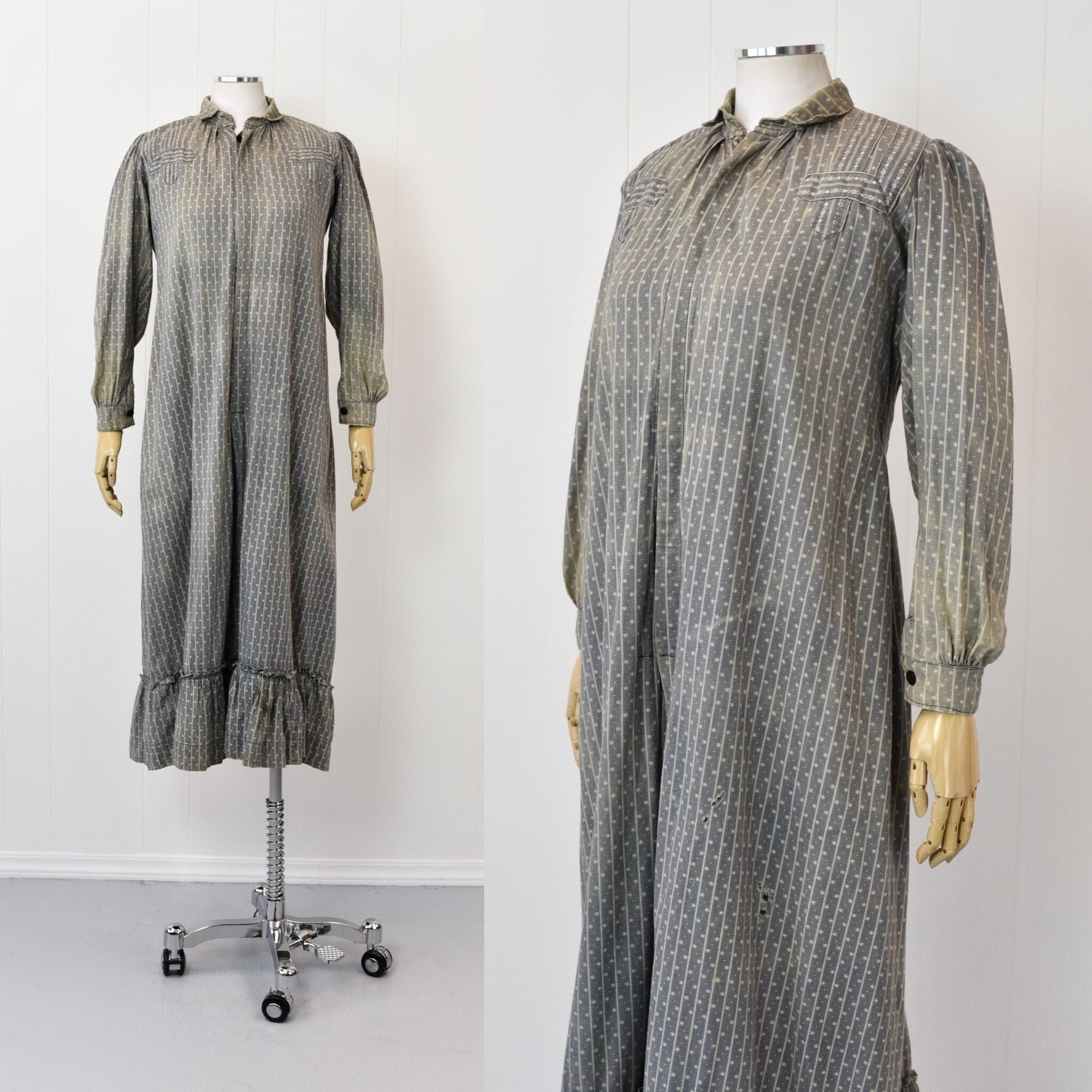 Antique Calico Dress - Etsy Antique Calico Dress - Etsy