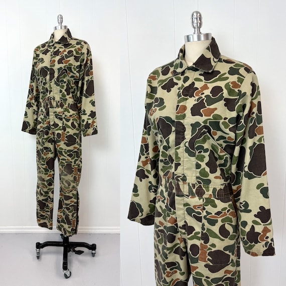 1970s Camouflage Print Walls Blizzard Pruf Army G… - image 3