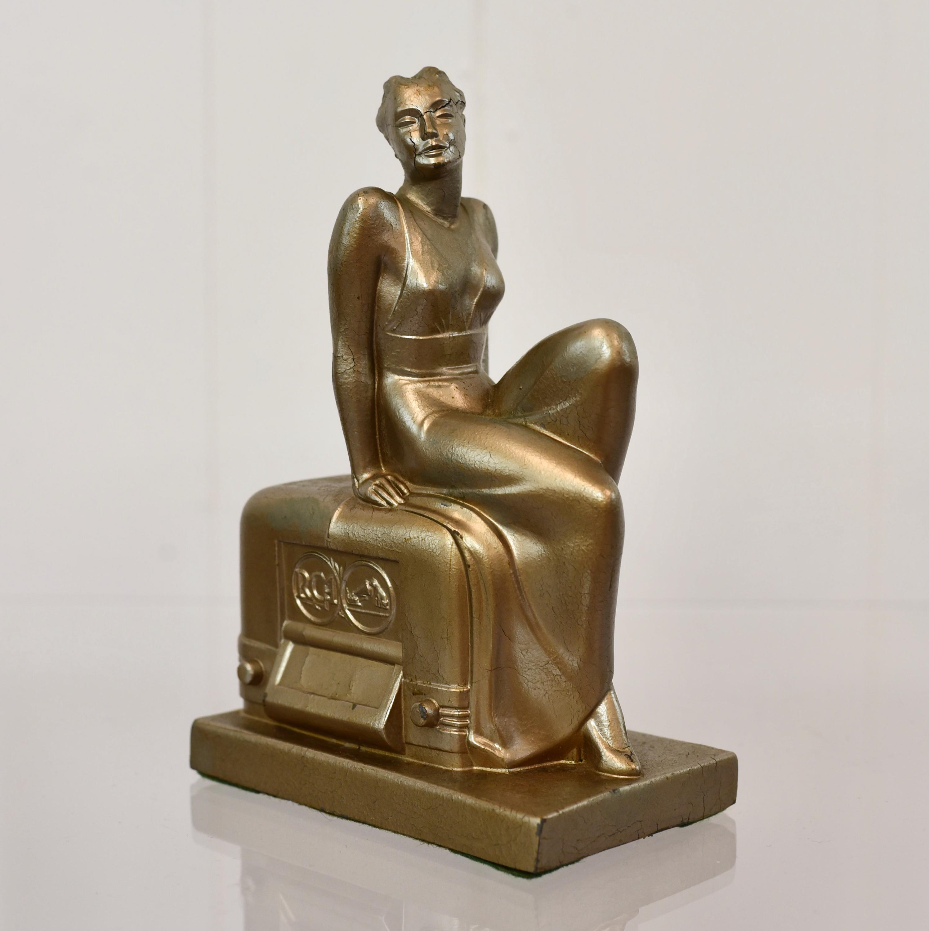 Art Deco Woman Sculpture - Etsy