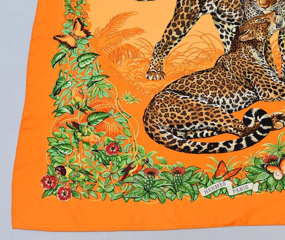 Vintage 2001/2002 Hermes Jungle Love Leopard Anim… - image 6