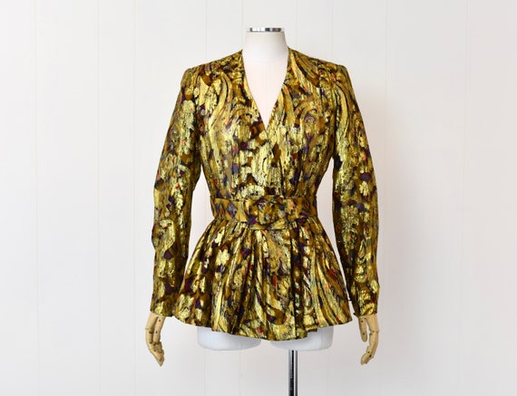 Sheer peplum blouse sale