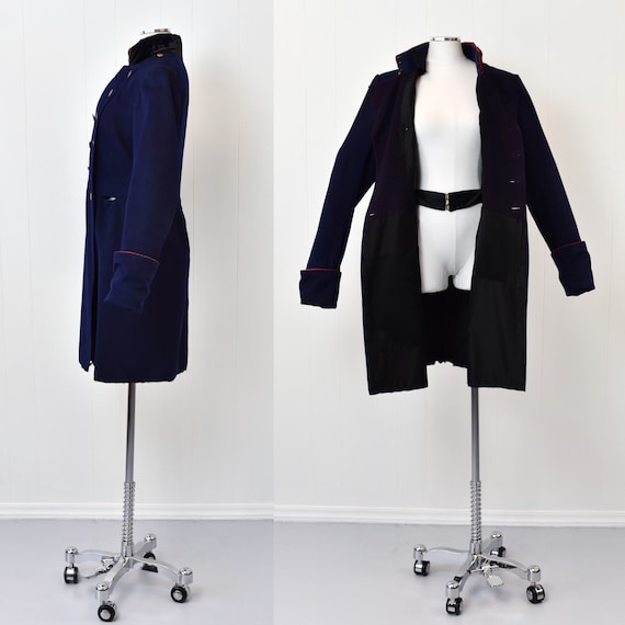 Antique Late 1800s German Military Blue Coat Jack… - image 6