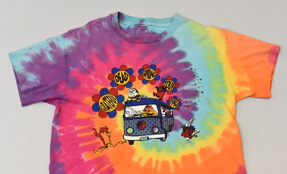 RARE 1994 Grateful Dead Spring Tour Tie Dye Felix the Cat Dr