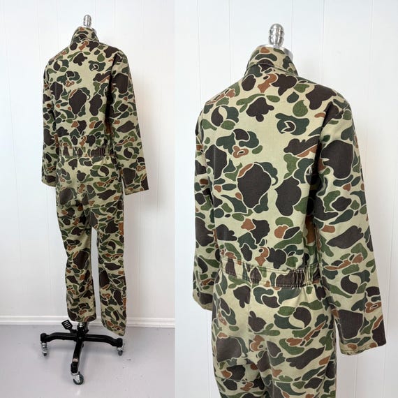 1970s Camouflage Print Walls Blizzard Pruf Army G… - image 6